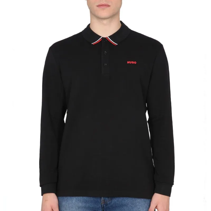 HUGO BOSS Long-Sleeved Polo Shirt-3