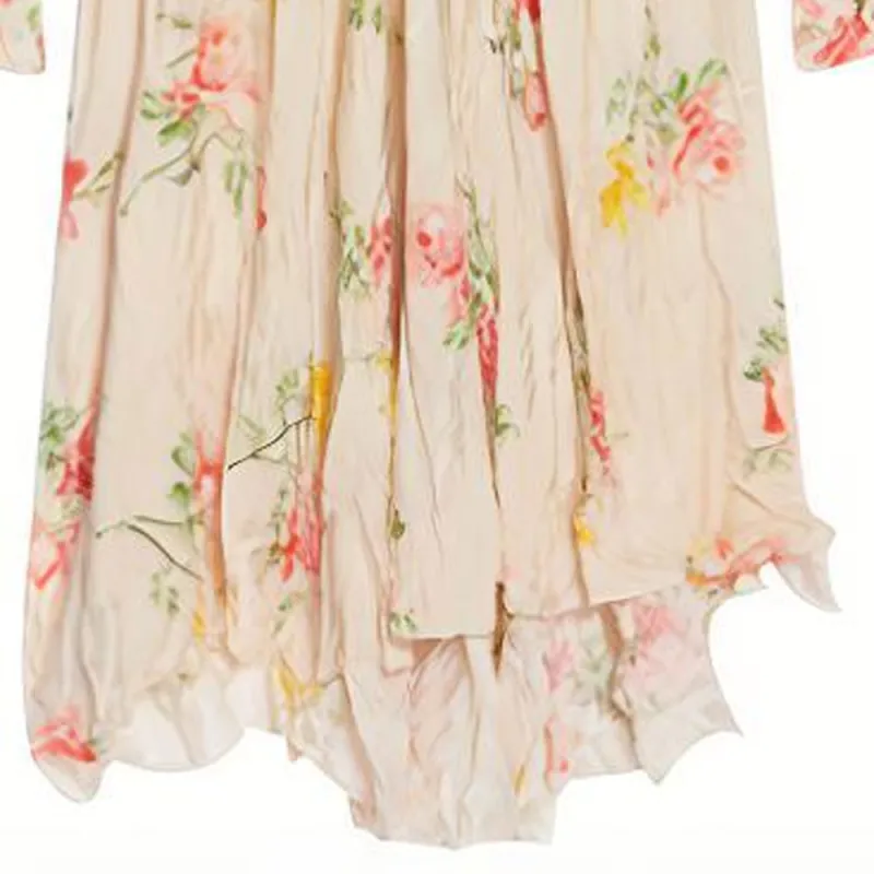 Balenciaga Vintage Flower Off Shoulder Dress-5