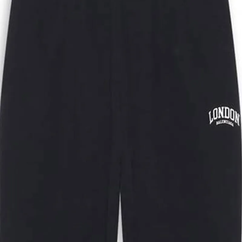 Balenciaga Knitted Sweatpants Men Black-5