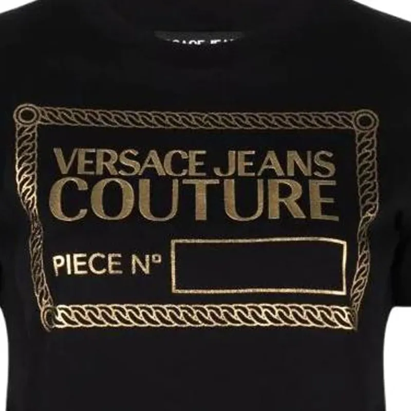 VERSACE JEANS COUTURE SS22 T Shirt Women's Black-4