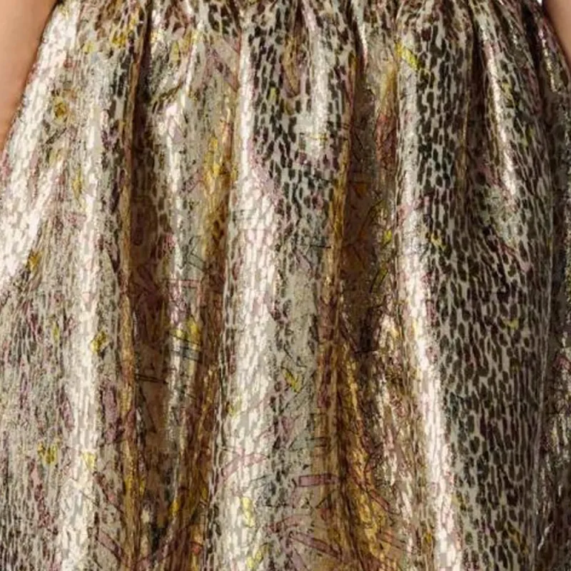 CHANEL Spring/Summer 2023 Casual Long Skirts Women's Gold-5
