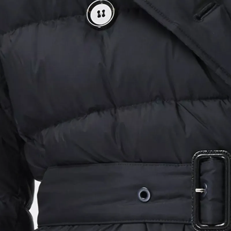 Burberry Down Jacket Women's Navy Black-3