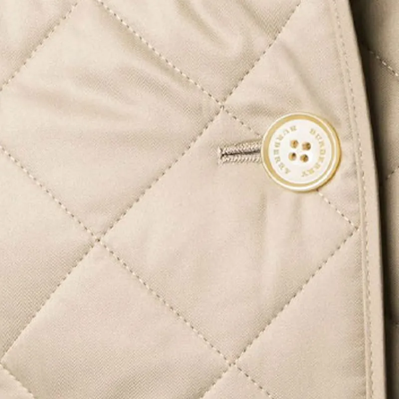 Burberry Puffer Jacket Women's Beige-1