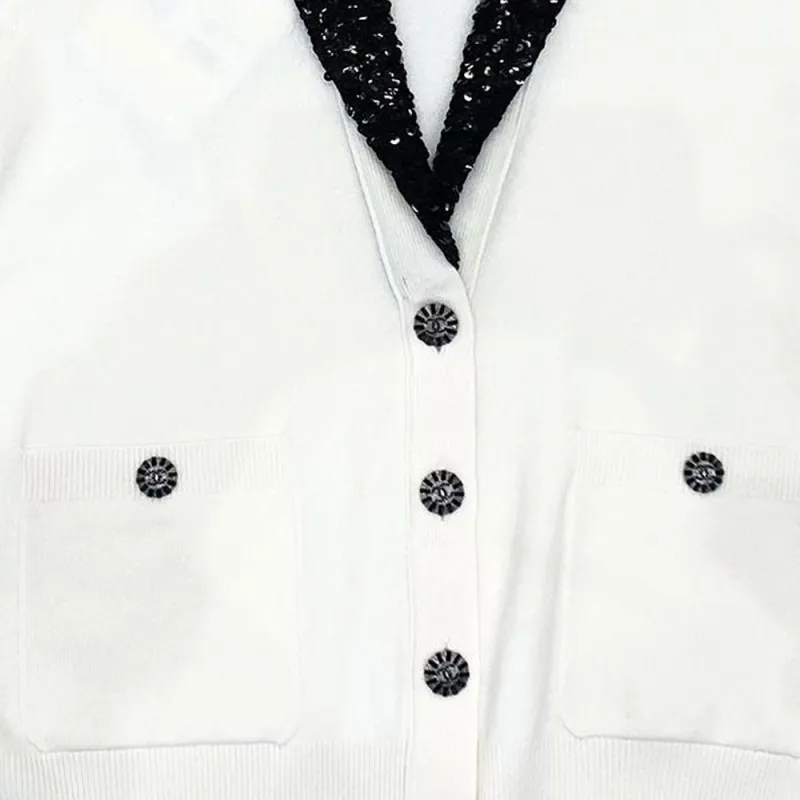 CHANEL Cashmere Sweaters Women's White-2