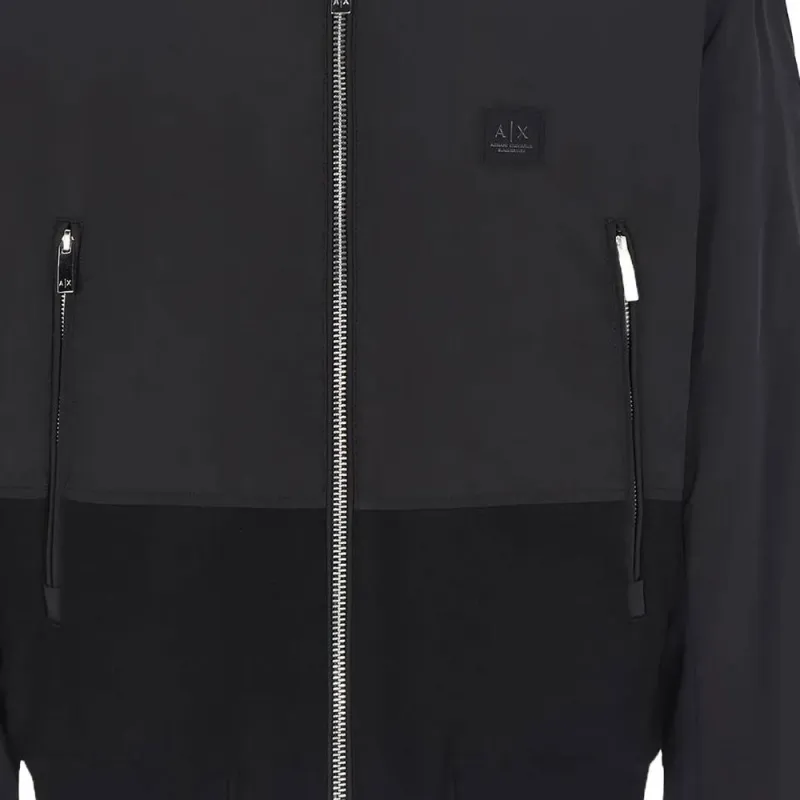 ARMANI EXCHANGE Logo patch Bomber Jacket-5