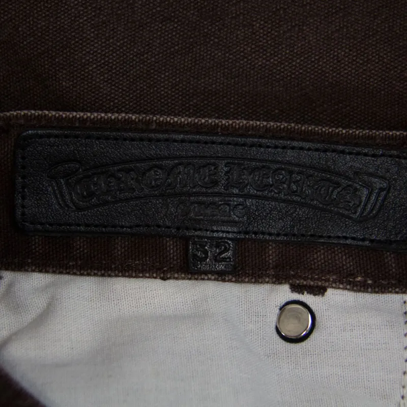 Chrome Hearts SS23 Jeans Men's Brown-3
