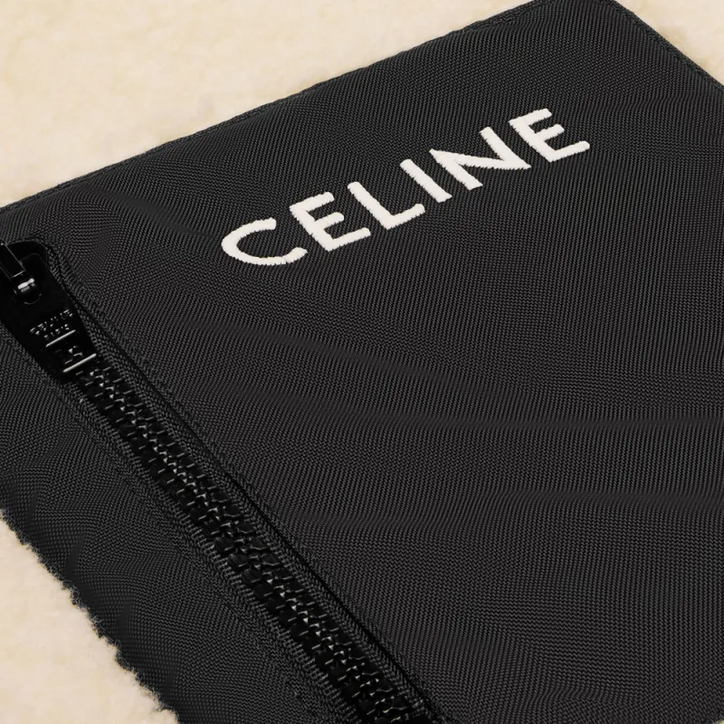 CELINE Loose Jacket In Jersey Fleece-3