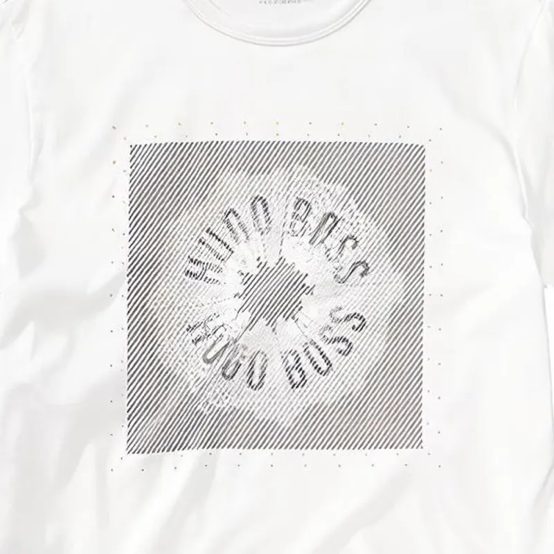 HUGO BOSS SS22 T Shirt Men's White-3