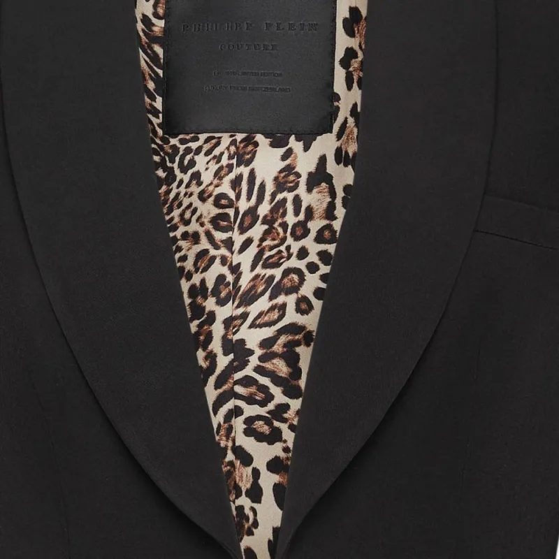 PHILIPP PLEIN SS23 Business Suit Coat Women's Black-4