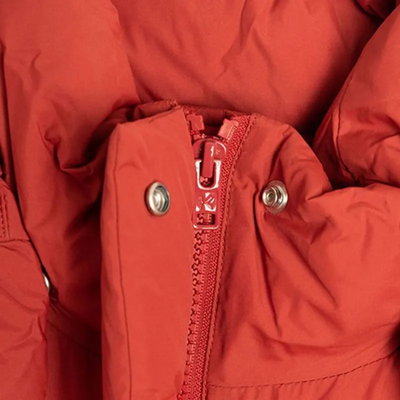 KENZO Winter Down Jacket Women's Orange Red-3