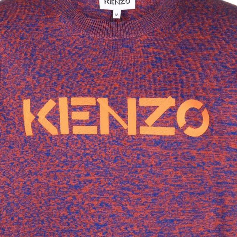 KENZO Logo print Cotton Jumper-1