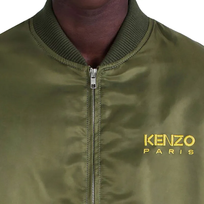 KENZO Embroidered logo Bomber Jacket-4