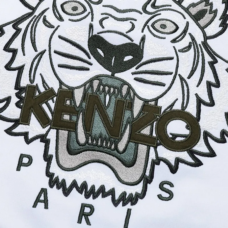 KENZO Tiger Embroidered Hoodie-4