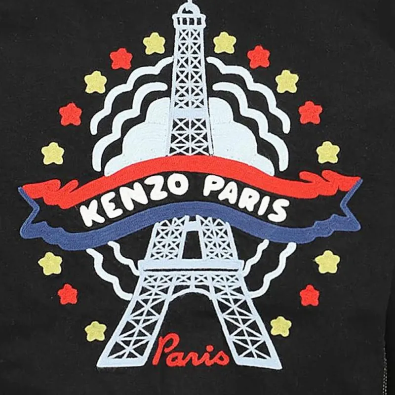 KENZO Graphic Printed Denim Jacket-5