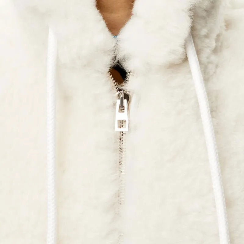 LOEWE FW22 Jackets Coats Women's White-2