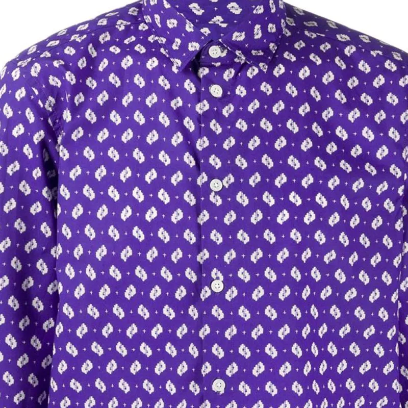 KENZO Shirts Men Purple-4