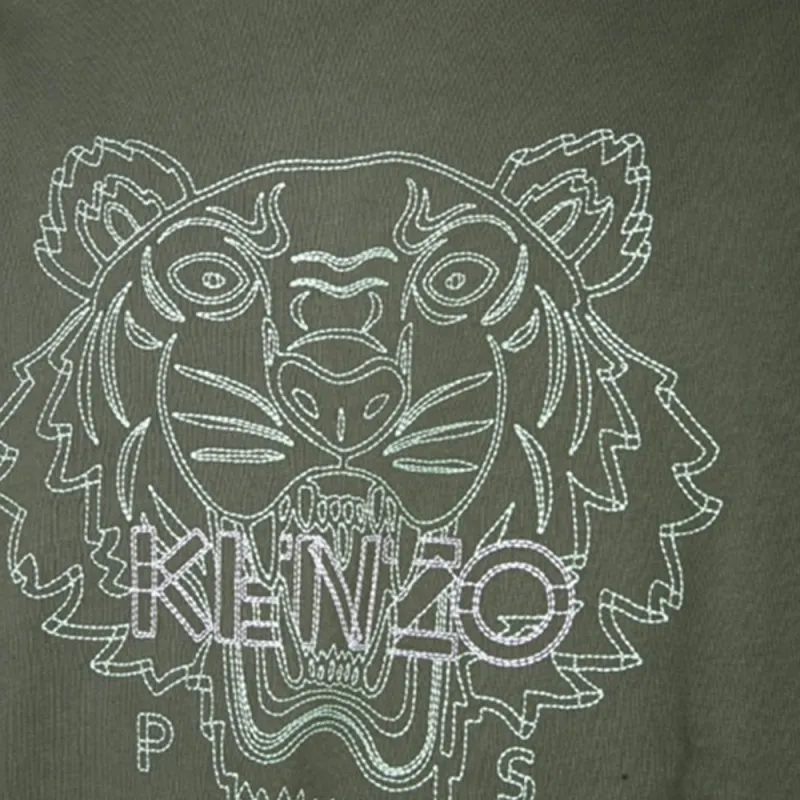 KENZO T Shirts Men Dark Khaki-1