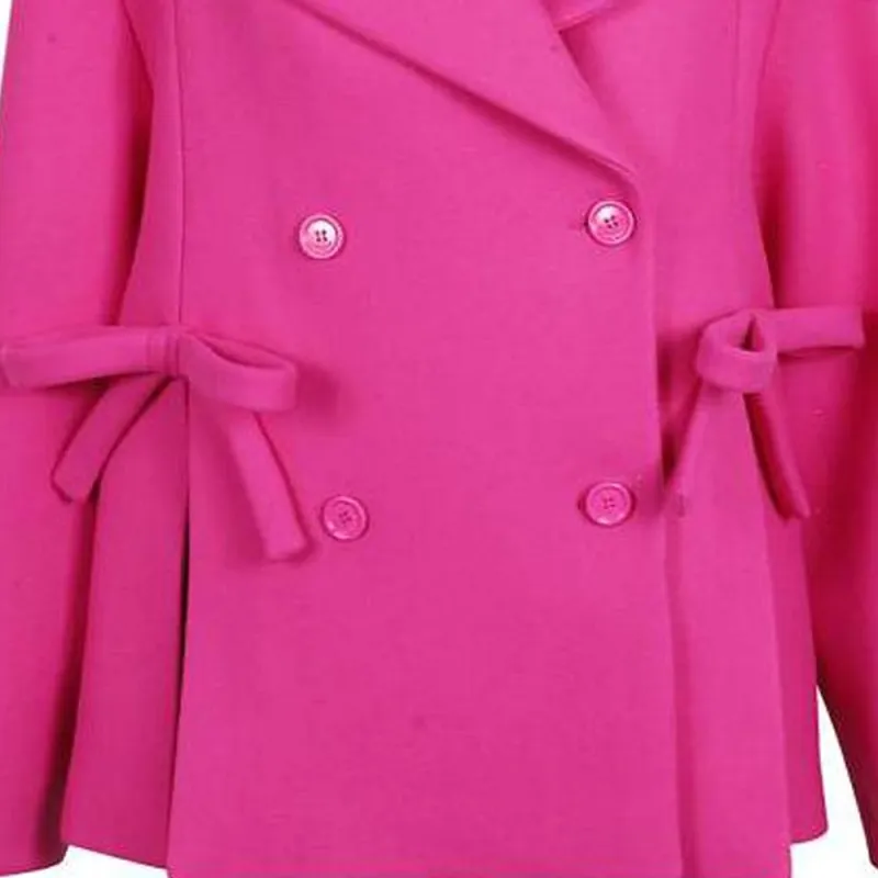 Valentino FW22 Coats Women's Rose Red-3