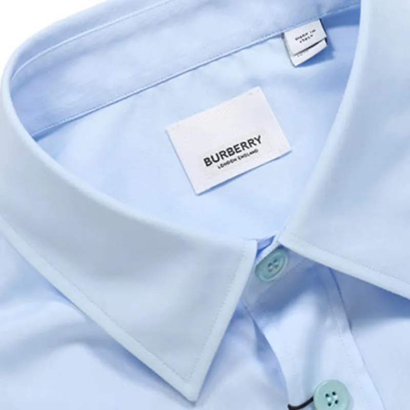 Burberry Shirt Men's Light Blue-5