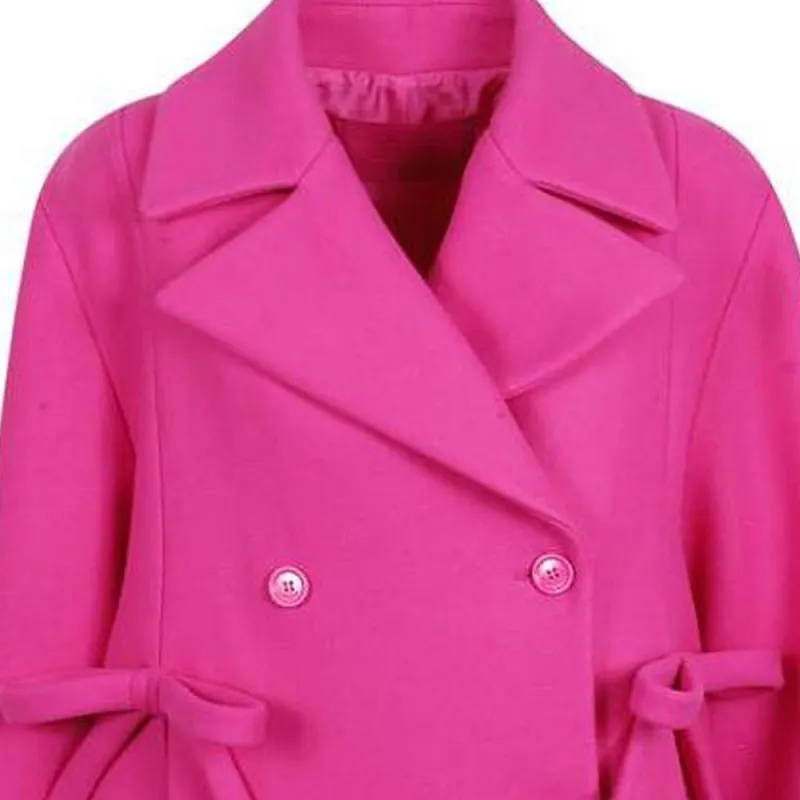 Valentino FW22 Coats Women's Rose Red-2
