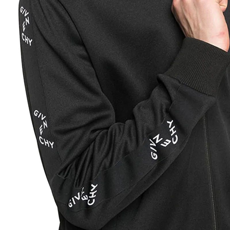 Givenchy Refracted Logo Tape Zip Up Track Jacket-1