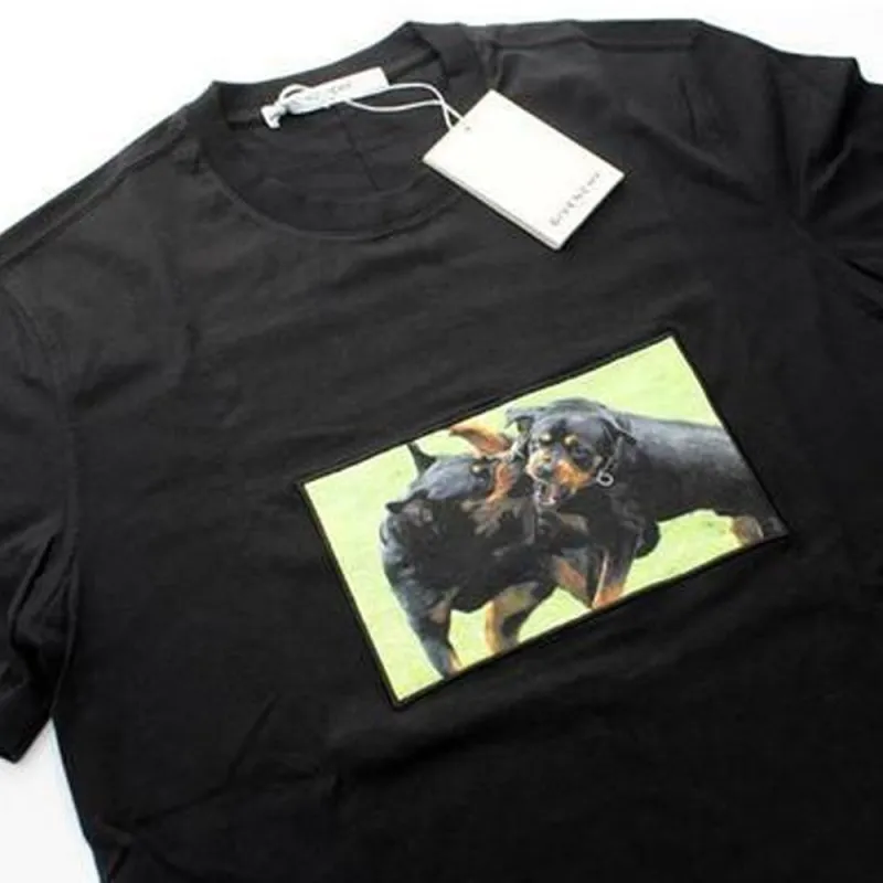 Givenchy T Shirts Men Black-4