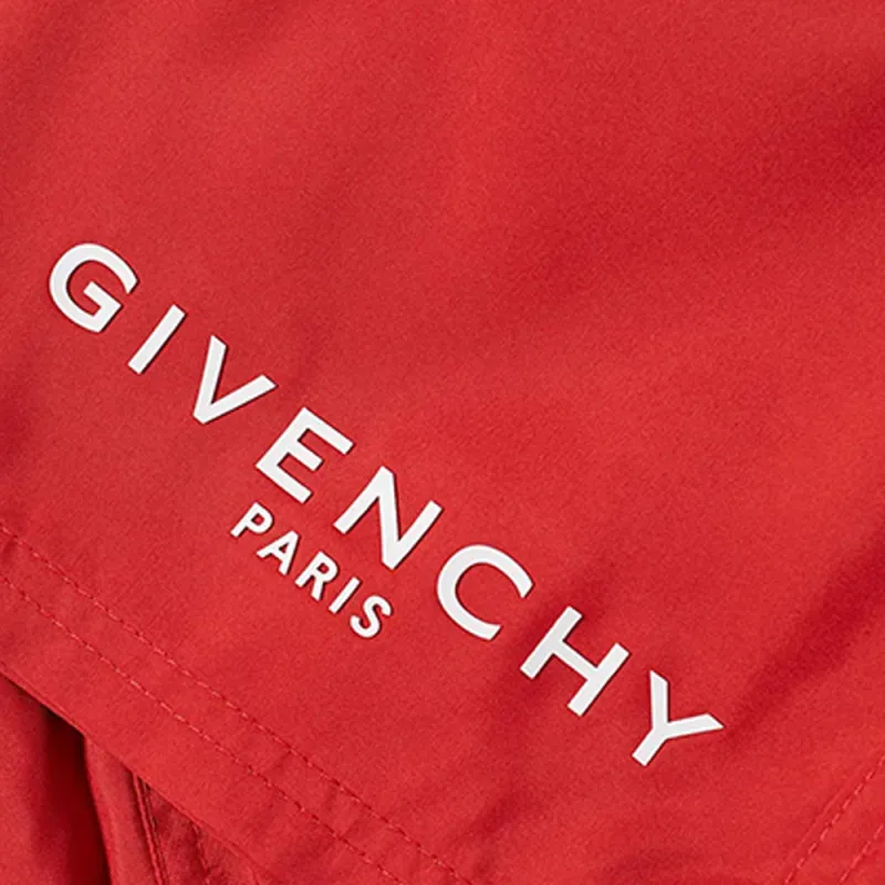 Givenchy Casual Shorts Men Red-4