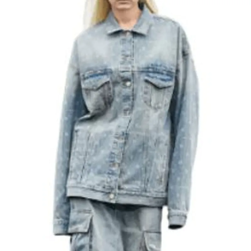 Givenchy Denim Jackets Women's Blue-1