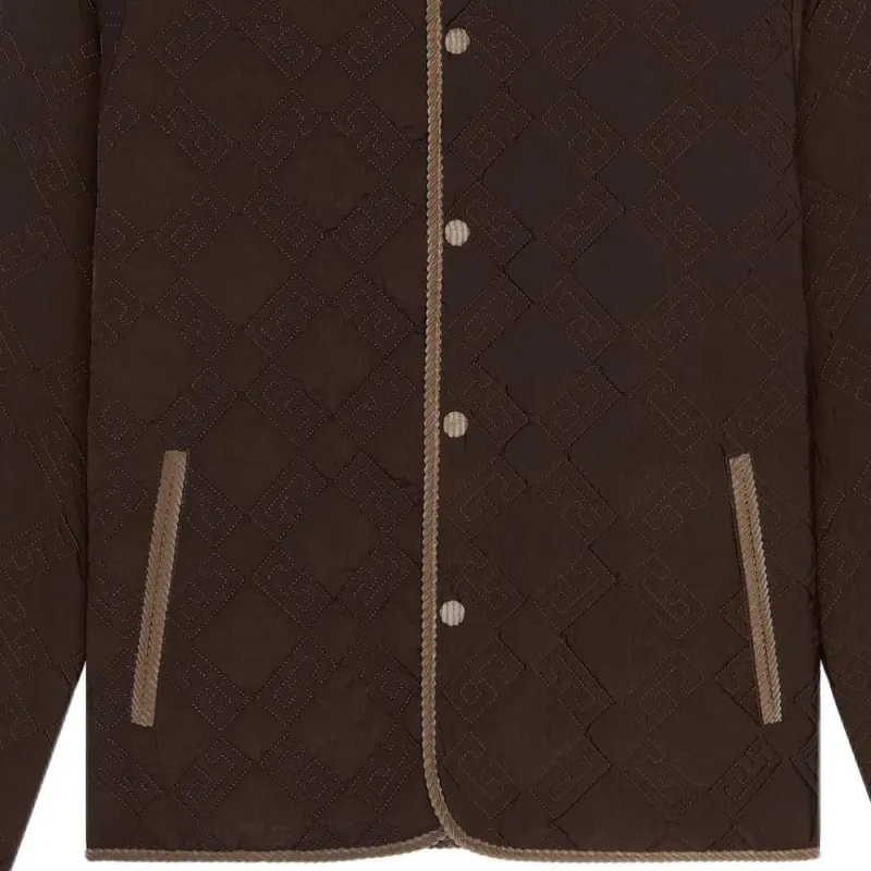 GIVENCHY FW24 Puffer Jacket Men's Chocolate-4