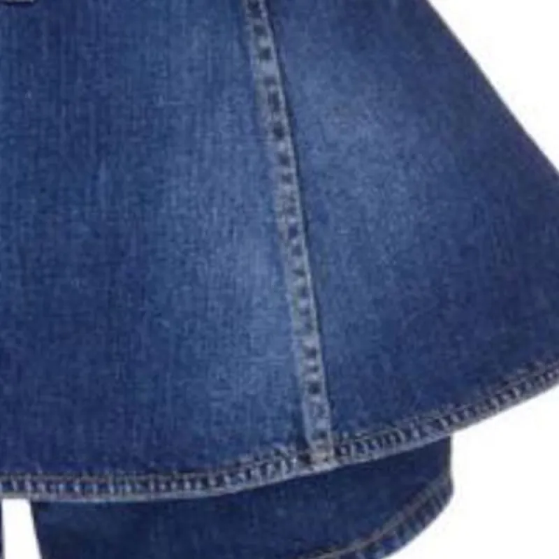 Givenchy Peplum layered Denim Shorts-3