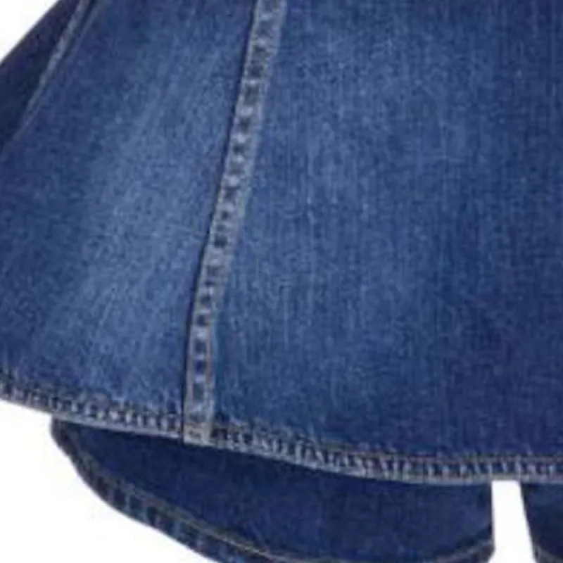 Givenchy Peplum layered Denim Shorts-2
