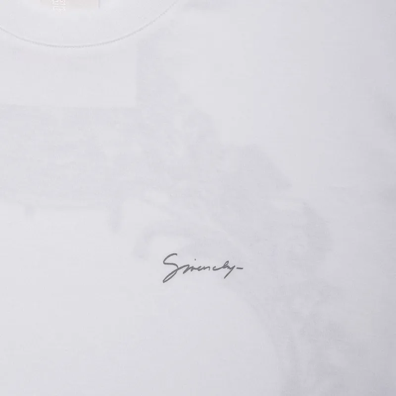 Givenchy T Shirts Men White-2