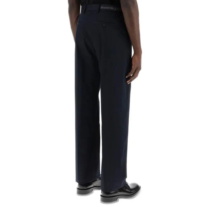 Alexander McQueen Straight Leg Trousers-3