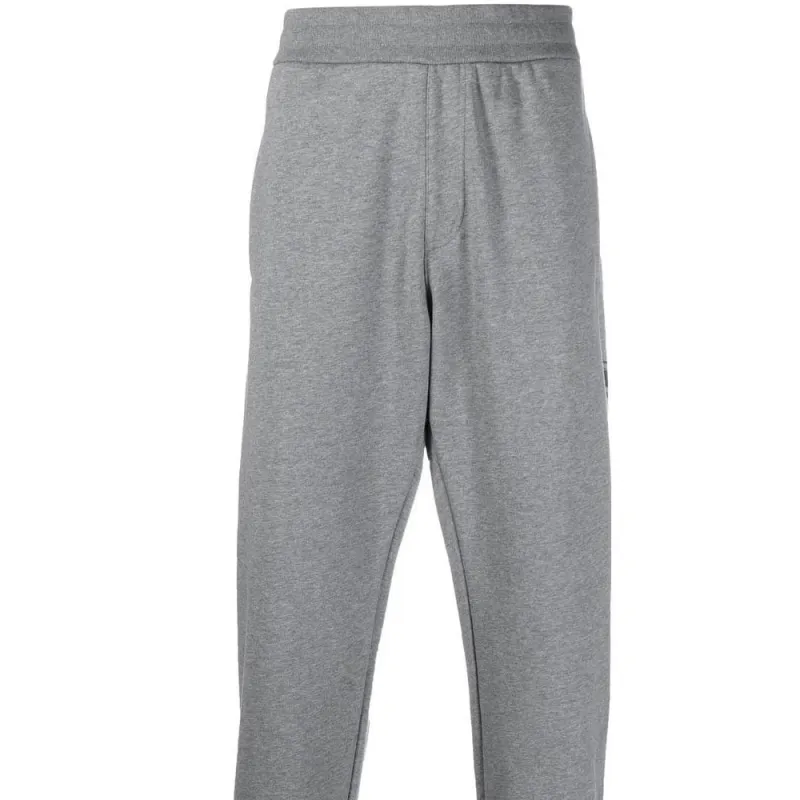 VERSACE Knitted Sweatpants Men Gray-4