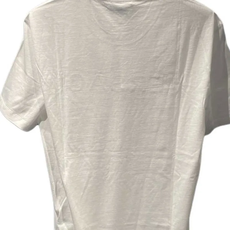 VERSACE Logo Letter Embroidered Casual Crew Neck Short-Sleeved T-Shirt T-Shirt Women's White-2