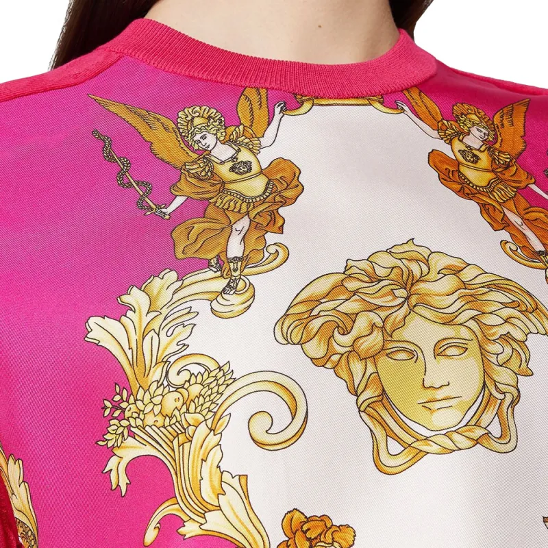 VERSACE Sweater Women's Rose Red-4