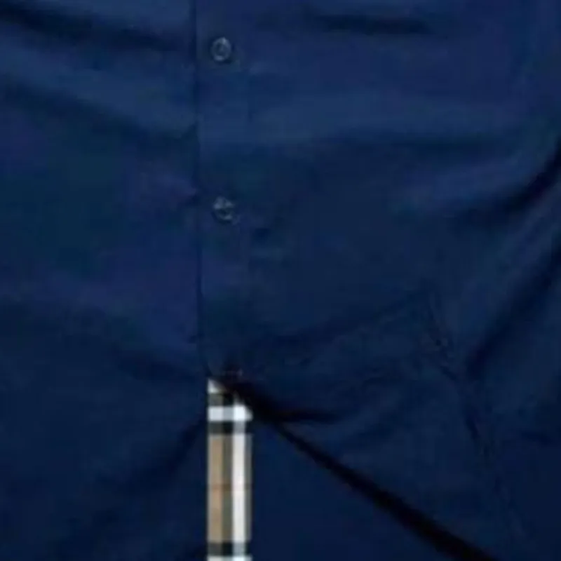 Burberry Shirt Men's Marine Blue-3