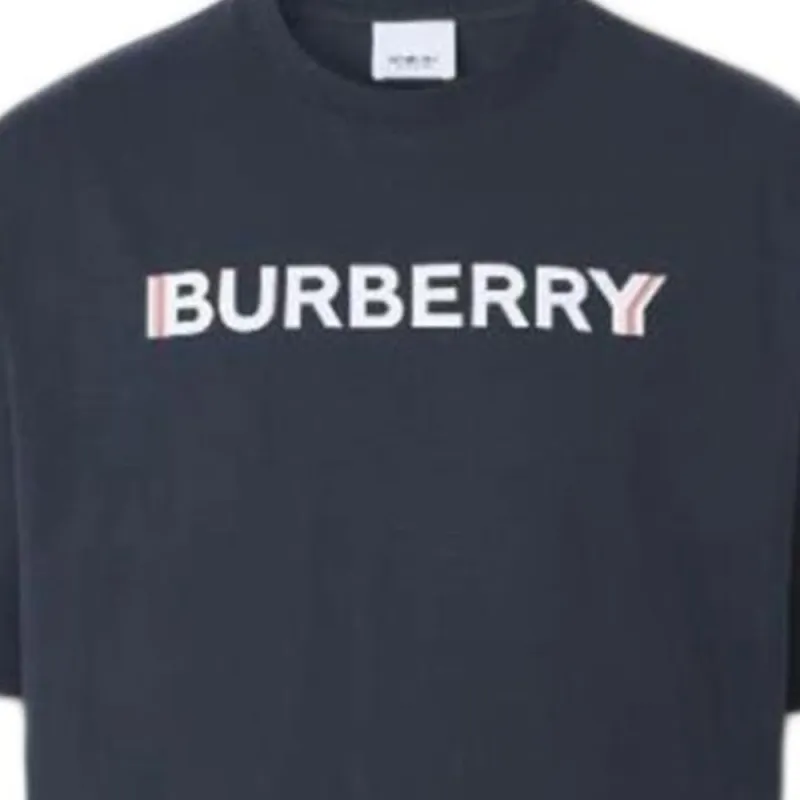 Burberry T Shirt Men's Marine Blue-1