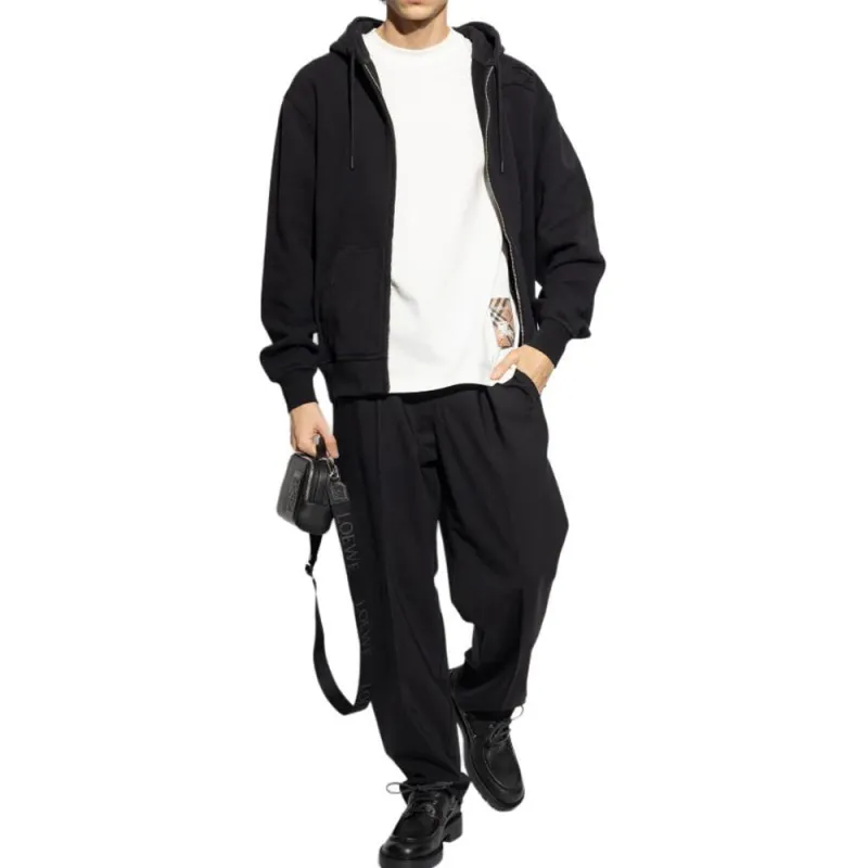 Burberry Zip Up Drawstring Hoodie-1