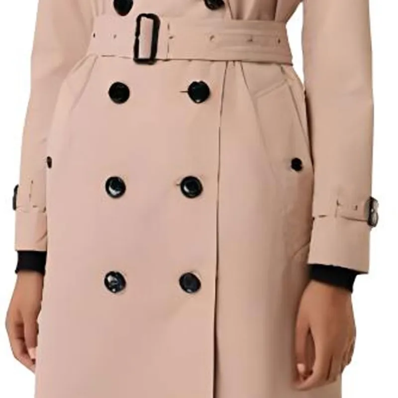Burberry Trench Coat Women's Pink-2