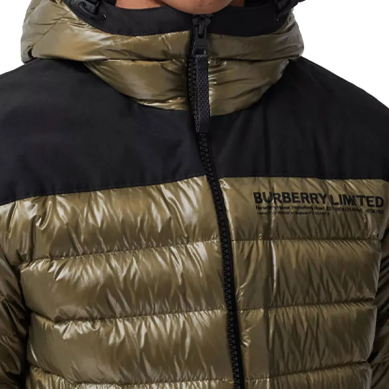 Burberry Down Jacket Men's Olive Green-4