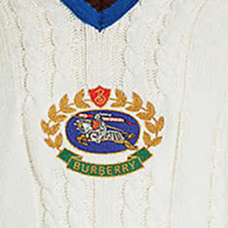 Burberry Sweaters Men White-4