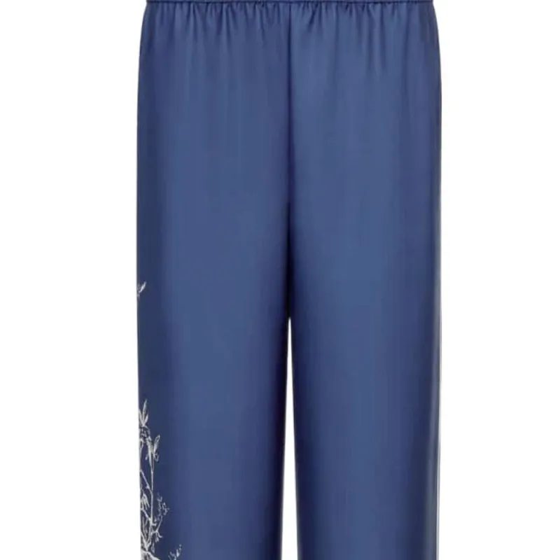 DIOR Chez Moi Pajama Pants Women's Blue-3