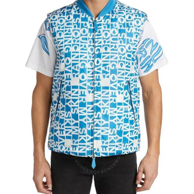 Burberry Vests Men Blue-1