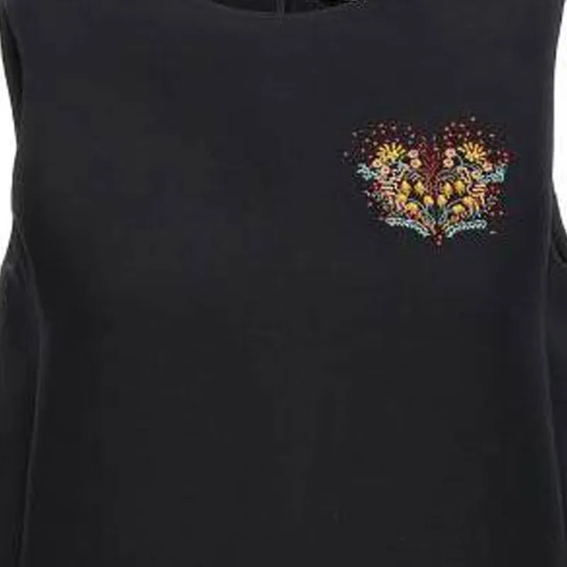 DIOR Sleeveless Dress Women's Black-3