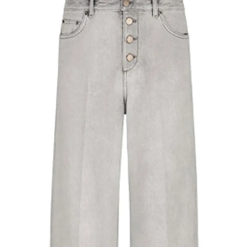 DIOR Quarterly New Products Jeans Women's Light Gray-3