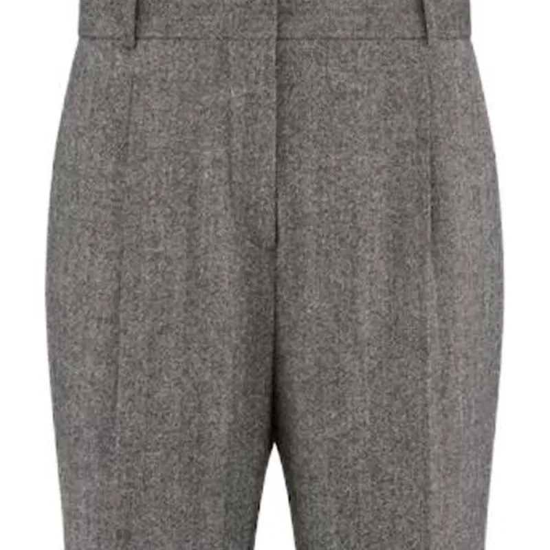 DIOR Pleat Detailed Straight Leg Pants-2