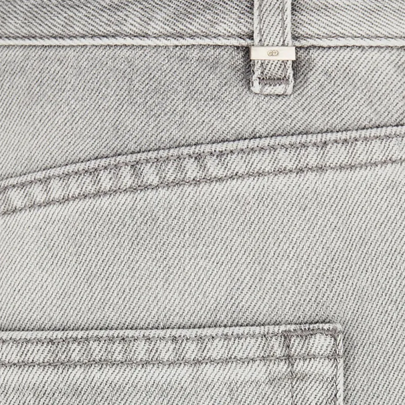 DIOR Quarterly New Products Jeans Women's Light Gray-2
