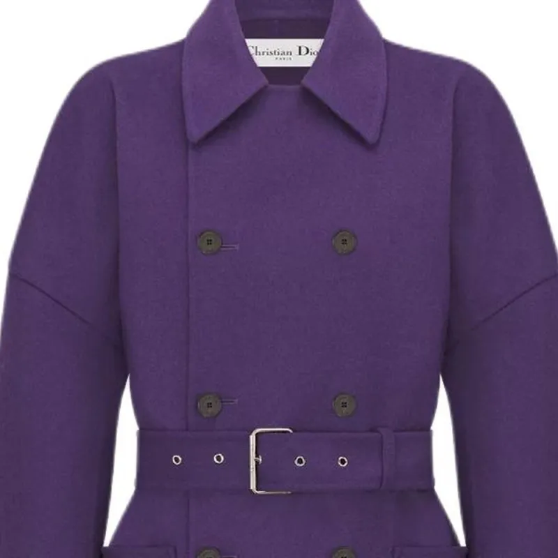 DIOR Coats Women's Purple-2