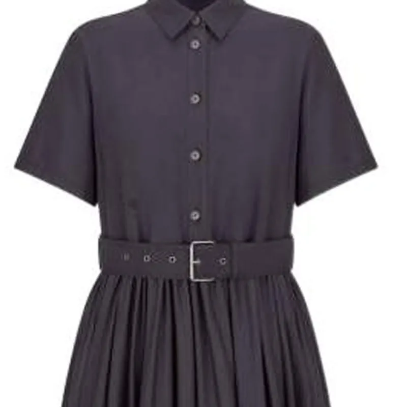 DIOR Short-Sleeved Dresses Women's Navy Blue-4
